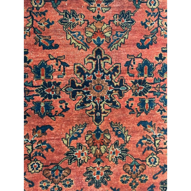 Persian Antique Persian Sarouk, 3'8" X 4'10" For Sale - Image 3 of 6