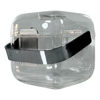 Amanda Ice Bucket in Acrylic Glass by Ambrogio Pozzi for Guzzini, 1980s For Sale
