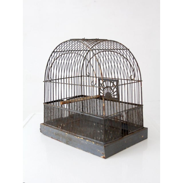 Early 20th Century Antique Crown Birdcage For Sale - Image 5 of 14