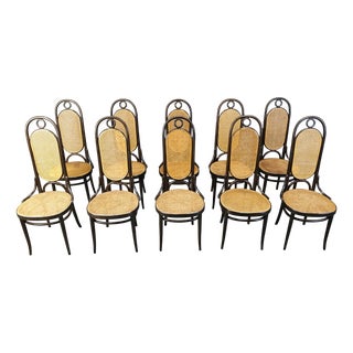 No. 207 Dining Chairs by Michael Thonet for Thonet, 1980s, Set of 8 For Sale