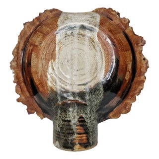 Vintage Danish Ceramic Vase by Tove Hørberg, 1980s For Sale