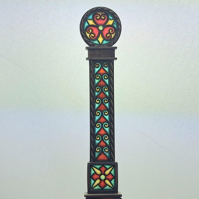 Antique Norwegian Silver and Plique-À-Jour Enamel Spoon attributed to Jacob Tostrup, 1880s For Sale - Image 6 of 7