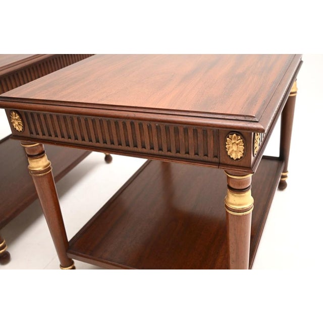 Georgian Parcel Gilt Side Tables, 1950, Set of 2 For Sale - Image 11 of 13