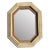 Faux Bamboo Octagonal Mirror For Sale