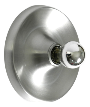 Vintage Round Space Age Pop Art Aluminum Wall Lamp, 1960s