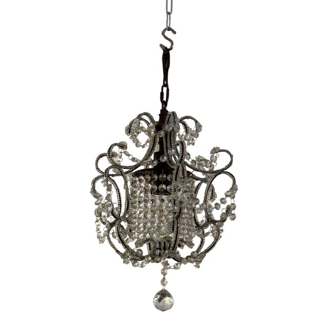 Safavieh Luna Single Light Crystal Chandelier For Sale
