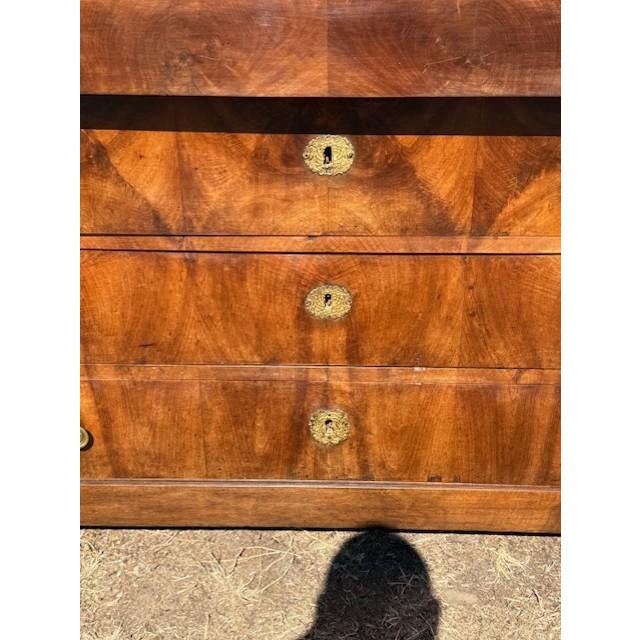 19th Century French Empire Walnut Chest of Drawer / Commodes For Sale - Image 15 of 18