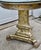 Vtg. Pair Italian Regency Style Carved Wood Pedestal End Tables W/Mirrored Tops For Sale - Image 4 of 15