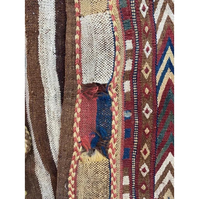 Vintage Double Face Horse Cover Kilim For Sale - Image 13 of 18