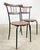 Set of Swedish Wooden Garden Chairs For Sale - Image 4 of 9