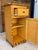 Vintage British Colonial Tortoise Rattan Cabinet With Drawer For Sale - Image 4 of 12