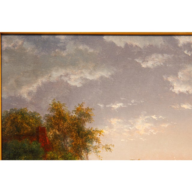 Traditional Dutch Moonlit River Landscape Painting by Jacobus Theodorus Abels (1803-66) For Sale - Image 3 of 18