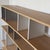 French modernist style shelving unit. Custom built vintage piece.