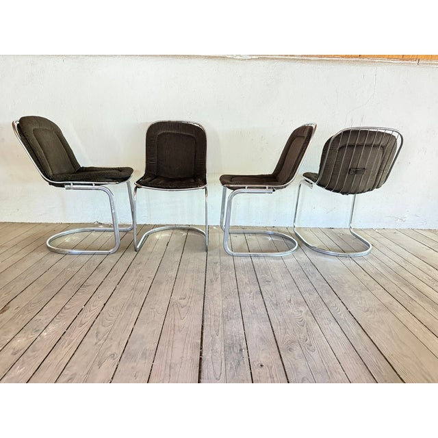 Vintage Dining Room Chairs attributed to Gastone Rinaldi, Italy, 1970s, Set of 4 For Sale - Image 11 of 18
