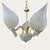 Murano Vintage Italian Murano Glass and Brass Chandelier Sculptural For Sale - Image 4 of 6