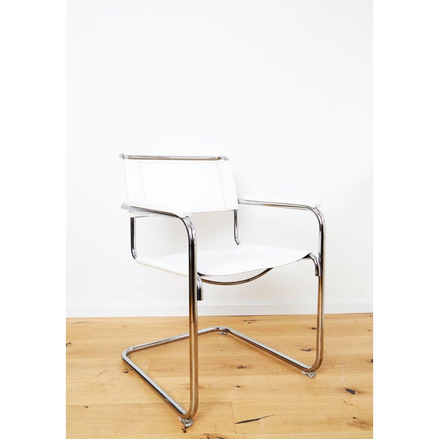 Vintage Model S34 Armchair by Mart Stam for Thonet, 1970s, Set of 4 For Sale - Image 18 of 18