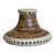 Mid 20th Century Mid-Century Modern Brown Ceramic Pottery Lamp Shade Danish For Sale