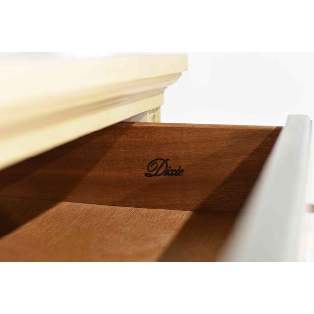 Mid Century French Louis Style Lingerie Chests by Dixie - A Pair For Sale - Image 9 of 11