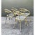 Mid 20th Century Vintage MCM Hoop Folding Wrought Iron Table and Chairs For Sale - Image 5 of 12