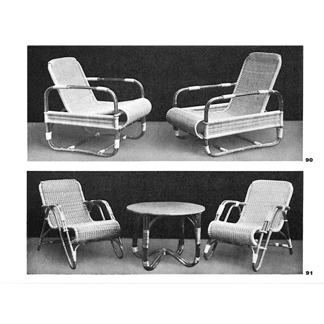 Rattan Lounge Chair by Erich Dieckmann, 1930s For Sale - Image 4 of 13