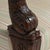 Wood Pair of 19th Century French Chestnut Brown Empire Upholstered Armchairs For Sale - Image 7 of 15