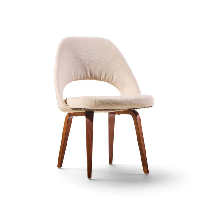 Knoll Eero Saarinen for Knoll Mid Century Bentwood Executive Dining Chairs - Set of 6 For Sale - Image 4 of 10