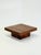 Square Coffee Table by Fratelli Turri with Burl Wood, 1970s, in Very Good conditions. Designed 1970 to 1979 This piece is...