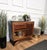 Very elegant Italian side table in typical Art Deco shape and materials with its beautiful wood, two openings and the...