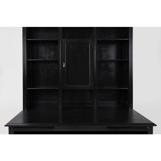 Art Nouveau Pharmacist Cabinet in Oak, France, 1910s For Sale - Image 3 of 13