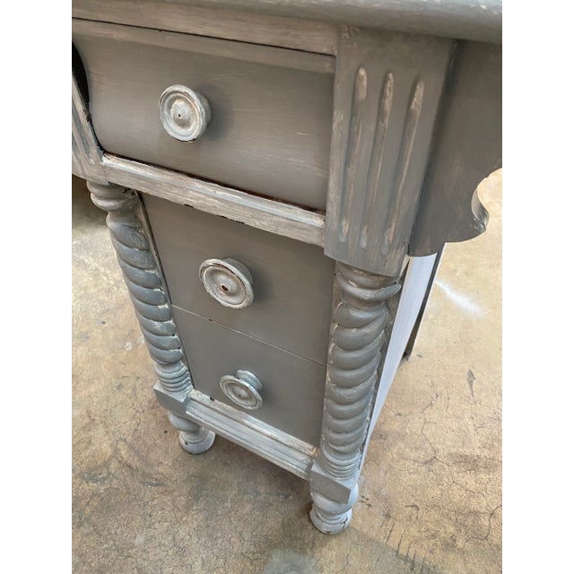 English Antique English Style Desk For Sale - Image 3 of 9