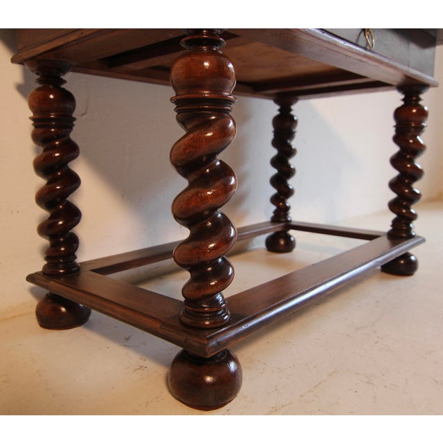 Late 19th Century French Louis XIII Walnut Side Table For Sale - Image 16 of 18