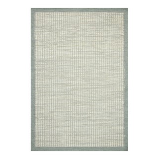 Amber Lewis x Loloi Lilah Ivory / Sky 5'-0" x 7'-6" Area Rug For Sale