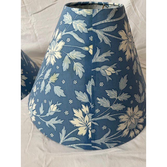 Brunschwig & Fils Verrières Lampshades a Pair For Sale - Image 12 of 12