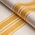 Contemporary Schumacher x Mark D. Sikes Brentwood Stripe Fabric in Yellow For Sale - Image 3 of 4
