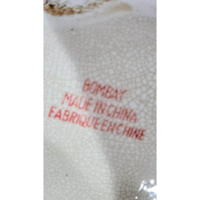 Blue Bombay Company Blue & White Porcelain Geisha Figurine – Crackle Glaze For Sale - Image 8 of 8