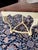 French Provincial VTG French Provincial Triangular End Table Painted Side Table For Sale - Image 3 of 9