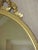 Vintage Mid 20th Century Gold Oval Mirror For Sale In Naples, FL - Image 6 of 7