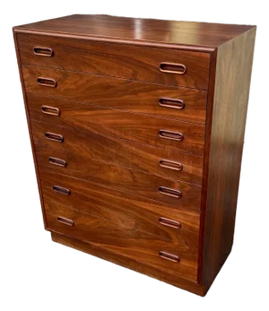 Mid 20th Century Founders Modern Walnut Chest of Drawers