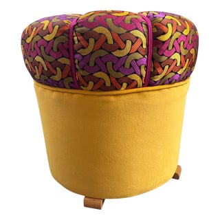 Art Deco Ottoman, 1930s For Sale