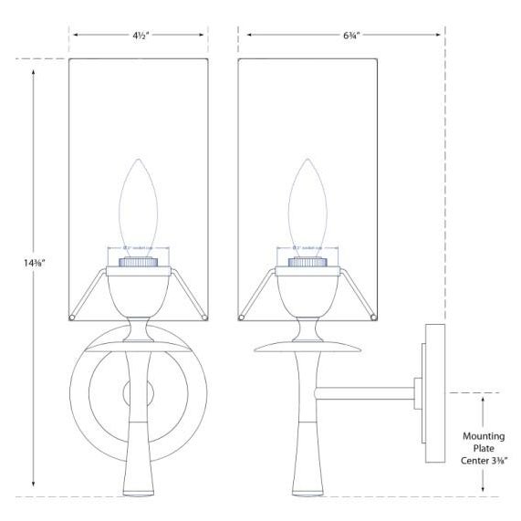 Modern AERIN for Visual Comfort Signature Drunmore Single Sconce in Hand-Rubbed Antique Brass with White Glass Shade For Sale - Image 3 of 3