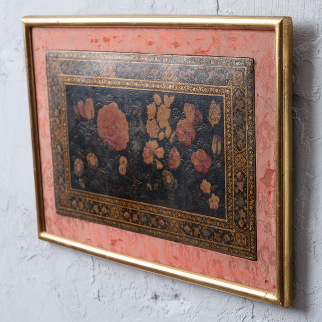 Persian Paint Lacquered Book Cover, 19th Century For Sale - Image 9 of 10