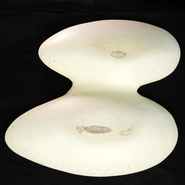 Mid-Century Marc Bellaire (1925 – 1994) Abstract Tribal Boomerang Serving Dish For Sale In Phoenix - Image 6 of 7