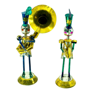 Vintage Mexican Tin Soldiers, Whimsical Mexican Folk Art