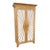 Vintage Boho Chic Penciled Mirrored Starburst Armoire For Sale
