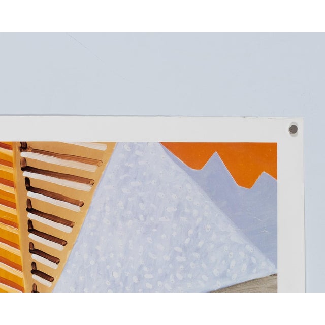Paper David Hockney at the Metropolitan Museum of Art Exhibition Poster, 1990s For Sale - Image 7 of 9