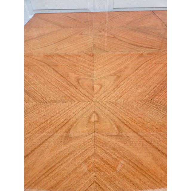 Milo Baughman for Thayer Coggin Wood Chrome Dining Table For Sale - Image 13 of 17