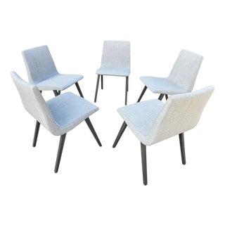 Ligne Roset Dining Chairs Set of 5 For Sale