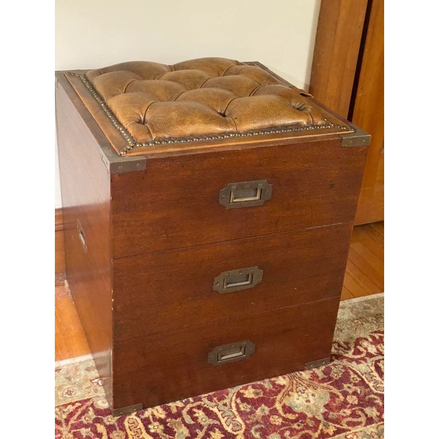 19th Century English Campaign Trunk For Sale - Image 11 of 13