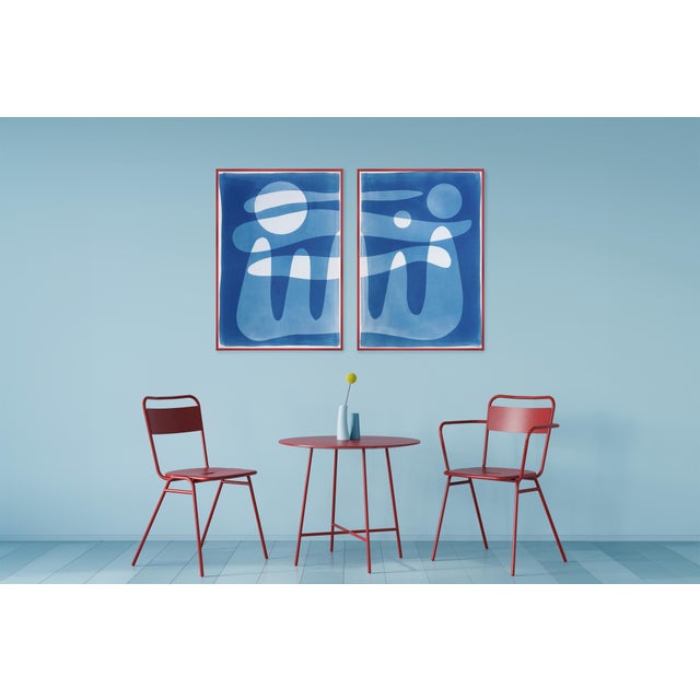 Cloudy Evening is a handmade monotype that channels the serene minimalism of Desert Modernism. With fluid, organic...