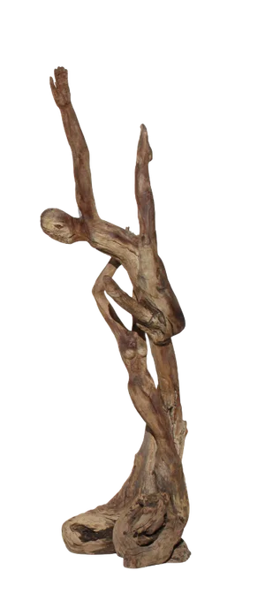 Monumental Figurative Mid Century Driftwood Sculpture